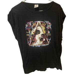 RARE VINTAGE 1988 Def Leppard Hysteria Concert Graphic 1980s Shirt Size L